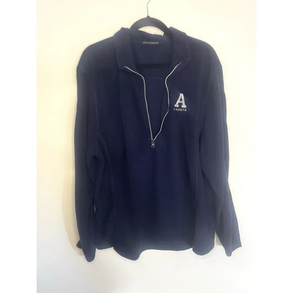 Port‎ Authority -A cadet 1/2 Zip Pullover Jacket Mens Size 2X Blue